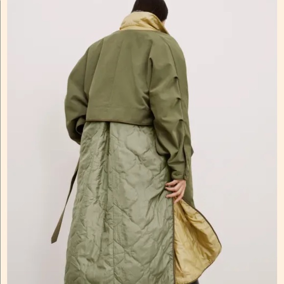 Marfa Stance Reversible Trench Coat In 